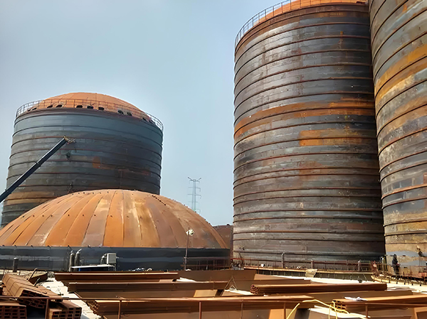 灵石焦粉钢板仓